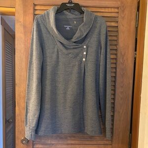 Danskin Gray Cowl Neck Sweater